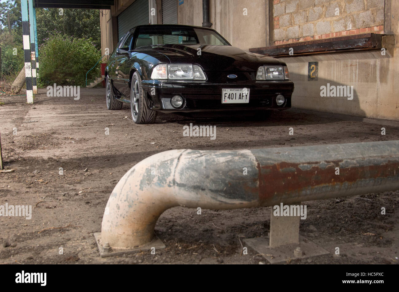 1989 "Fox" forma del corpo Ford Mustang GT Foto Stock