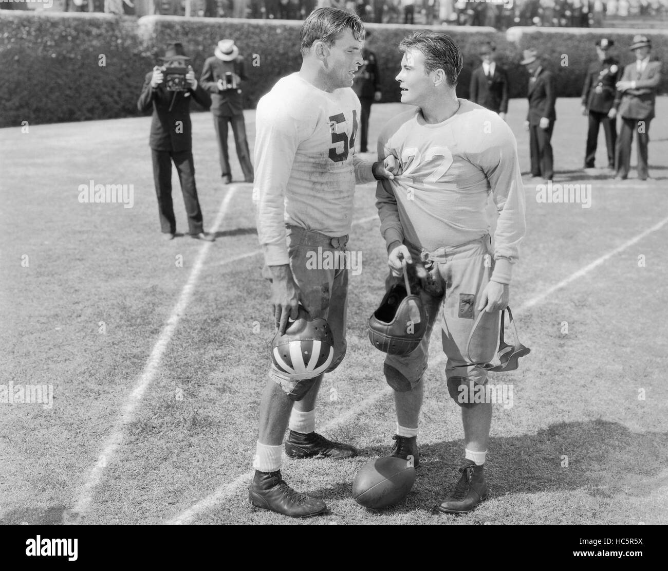 ROSE BOWL, da sinistra, Larry "Buster Crabbe", Tom Brown, 1936 Foto Stock