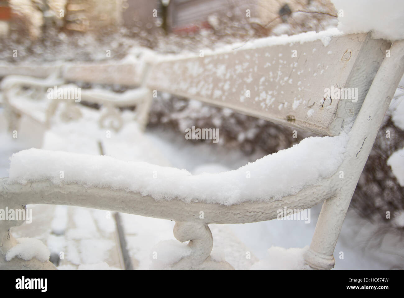 Il tempo di Natale elementi e atmosfera in Rybnik, Polonia Foto Stock