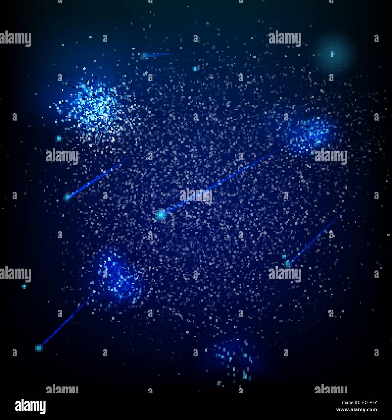 Spazio con stelle nebulosa. EPS 10 Illustrazione Vettoriale