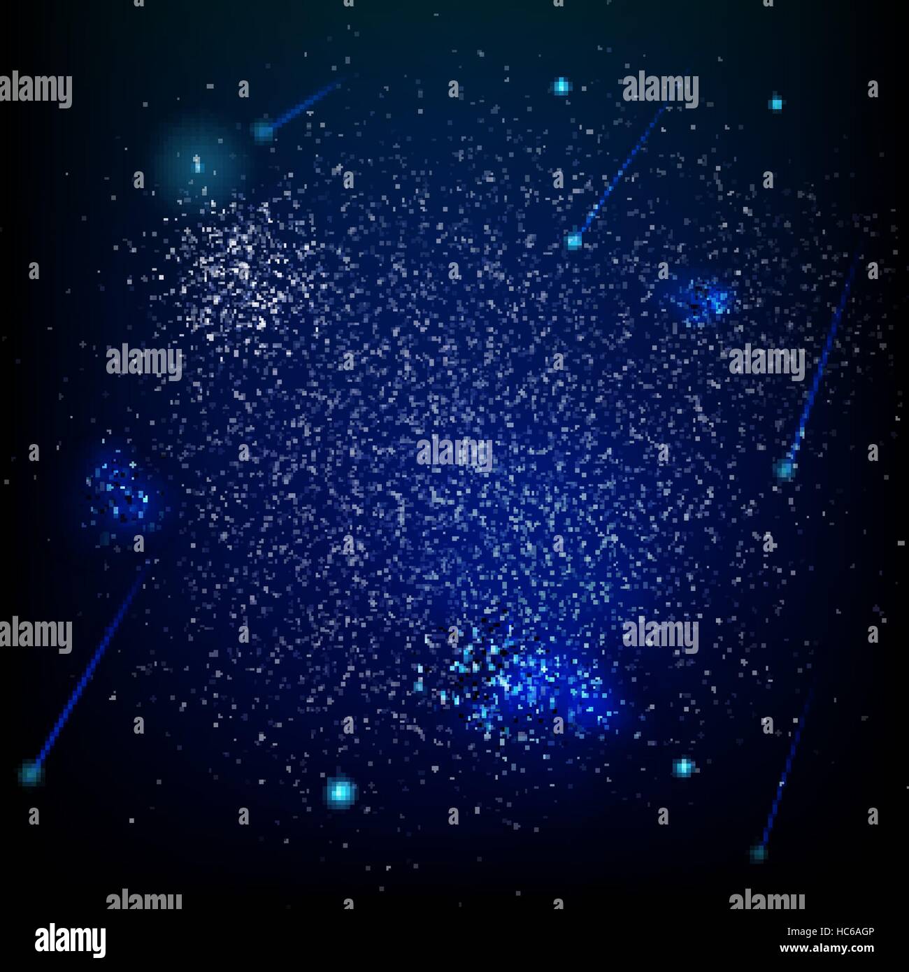Spazio astratto campo stella. EPS 10 Illustrazione Vettoriale