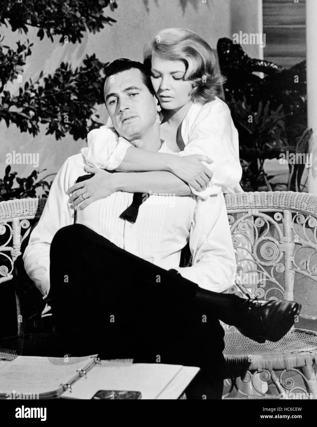 La strada a spirale da sinistra, Rock Hudson, Gena Rowlands, 1962 Foto Stock