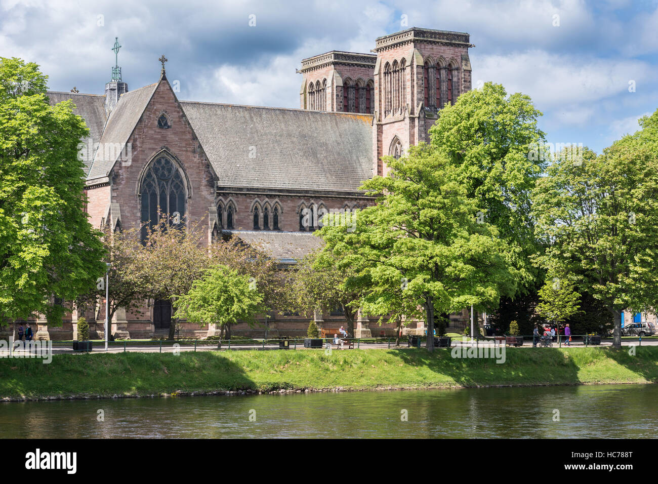 Saint Andrews nella cattedrale di Inverness. Foto Stock