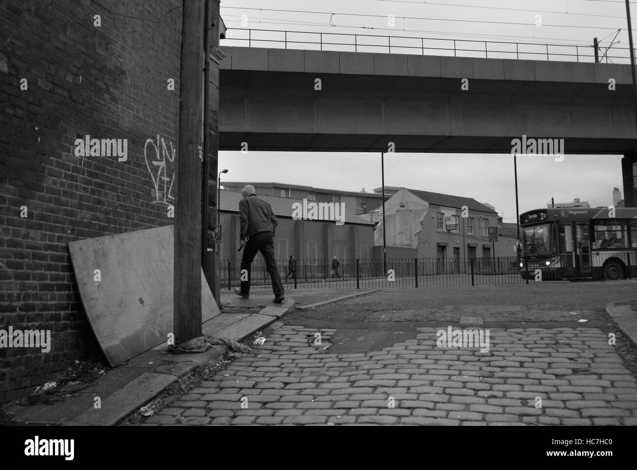 Torna Stephen Street, Byker Foto Stock