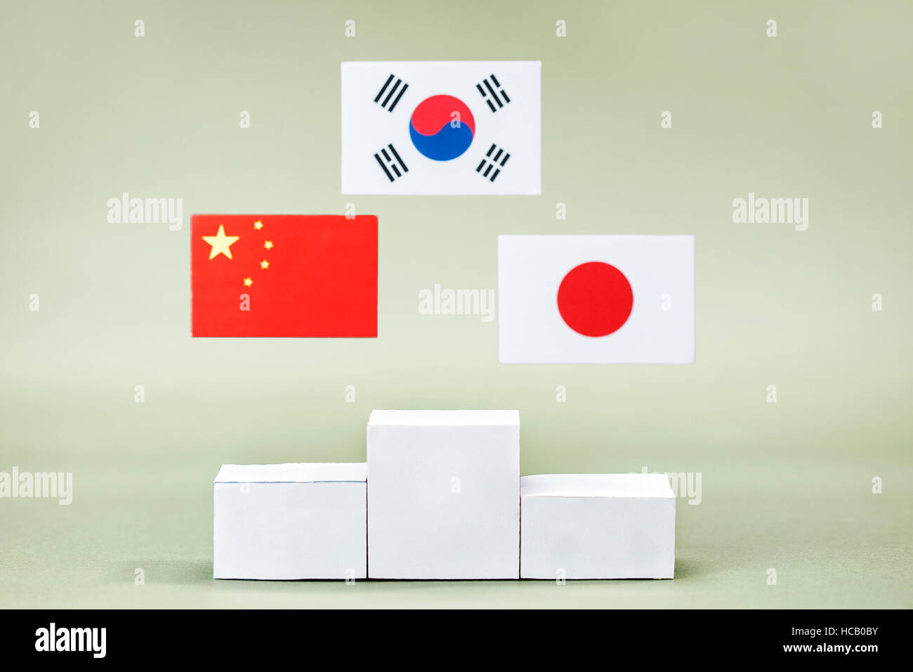 Fondo Delle Bandiere Della Corea Del Sud E Del Giappone, Diplomatico E Fondo Delle Bandiere Della Corea Del Sud E Del Giappone, Diplomatico E