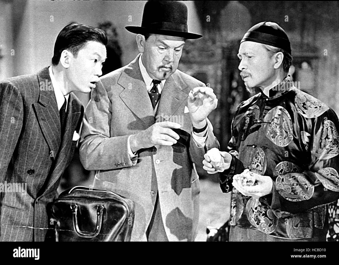 CHARLIE CHAN nel gatto cinese, Benson Fong, Sidney Toler, Luca Chan, 1944 Foto Stock