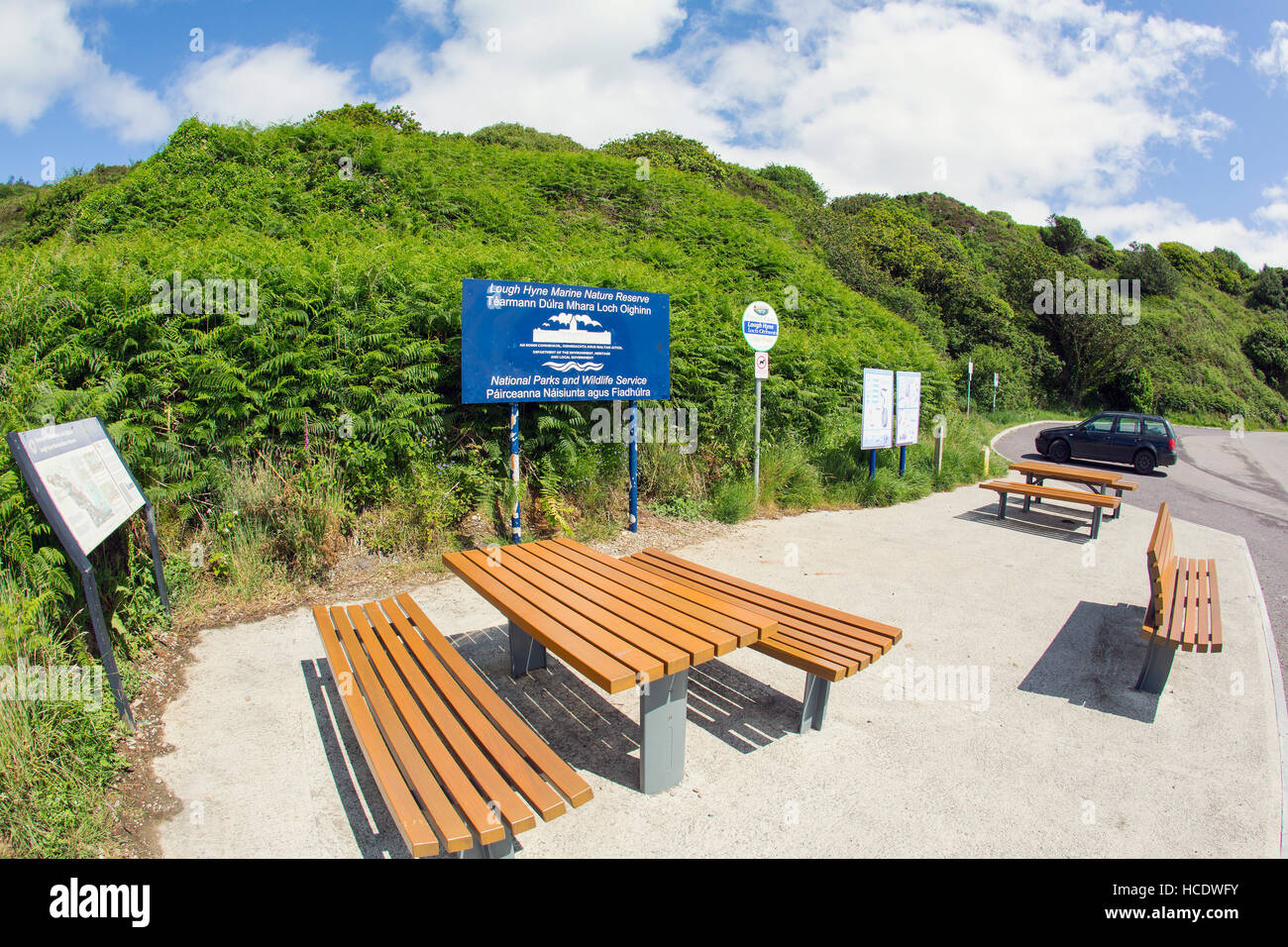 Lough hyne lago di acqua salata West Cork Foto Stock
