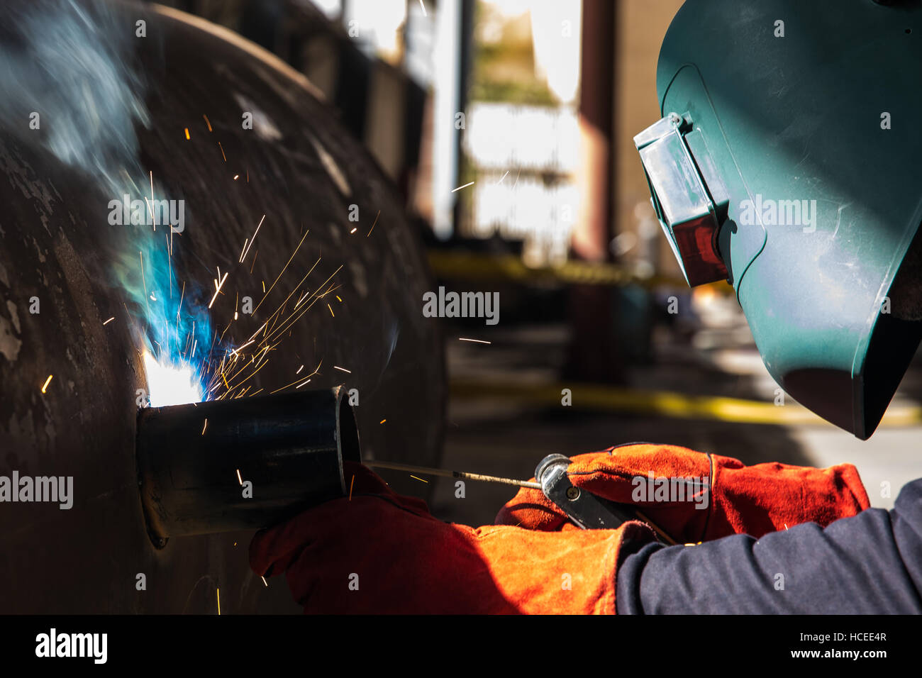 Saldatura Foto Stock