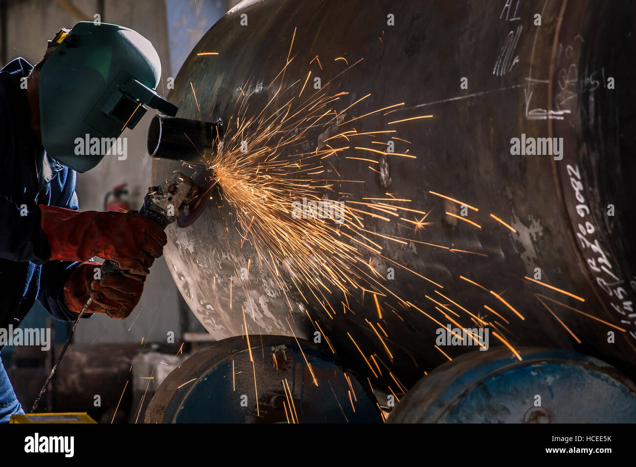 La smerigliatrice Foto Stock