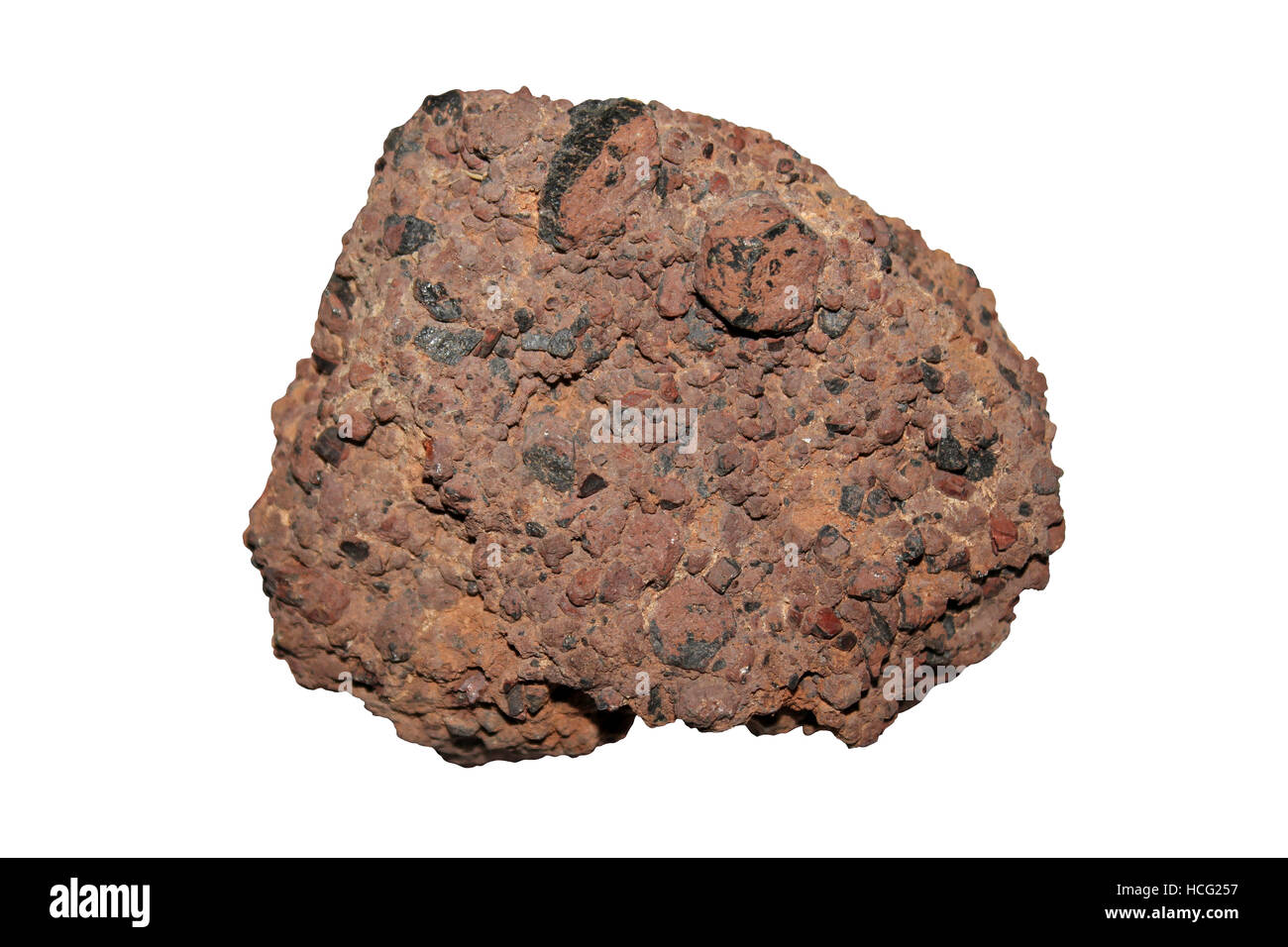 Lava Slaggy - Monte Vesuvio Foto Stock