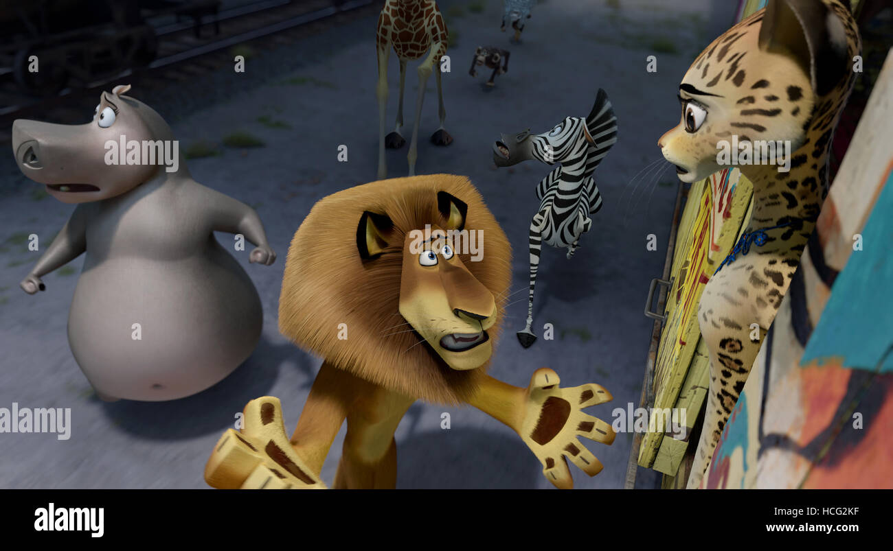 MADAGASCAR 3: Europa più voluto, 2012. ©Paramount Pictures/cortesia Everett Collection Foto Stock