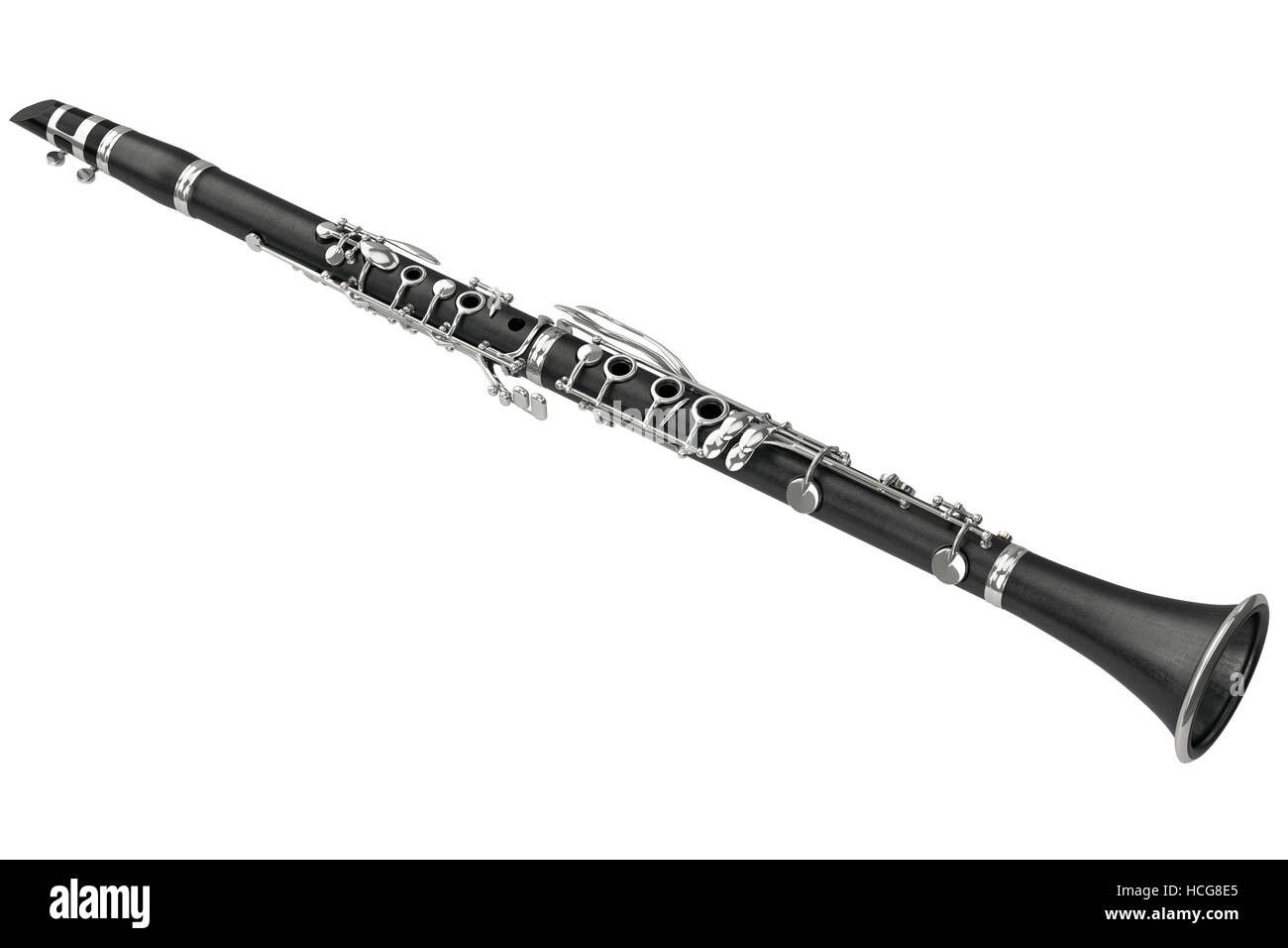 Clarinetto vento strumento musicale Foto Stock