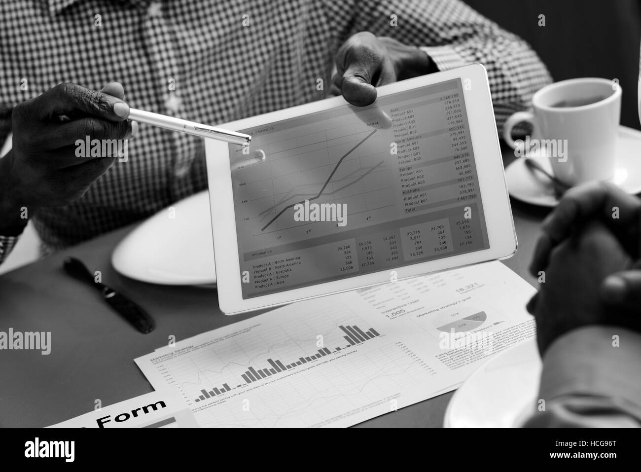 La gente di affari insieme il concetto di comunicazione Foto Stock