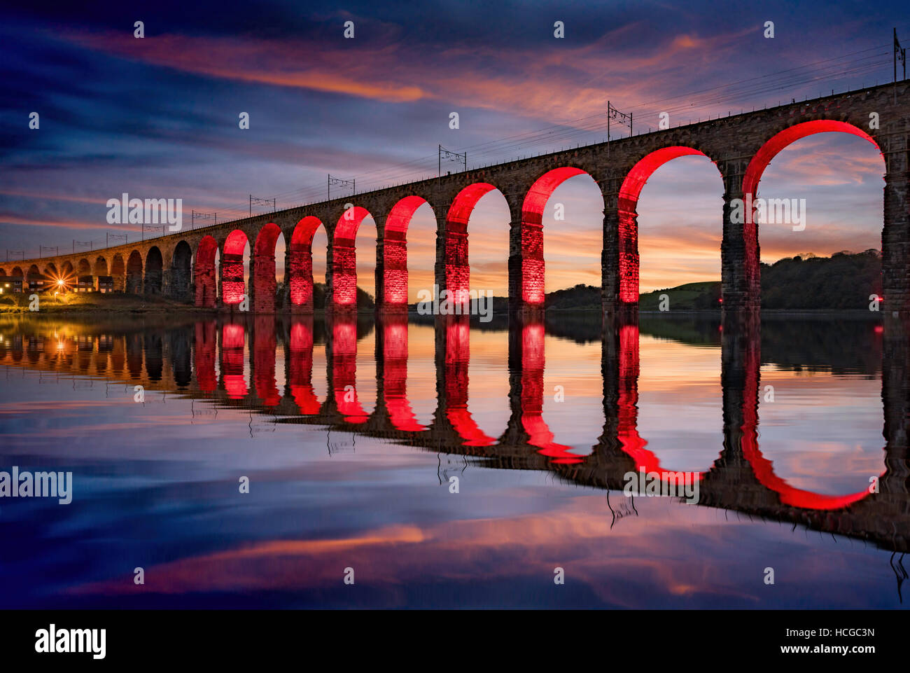 Il Royal confini Bridge, Berwick upon Tweed Foto Stock