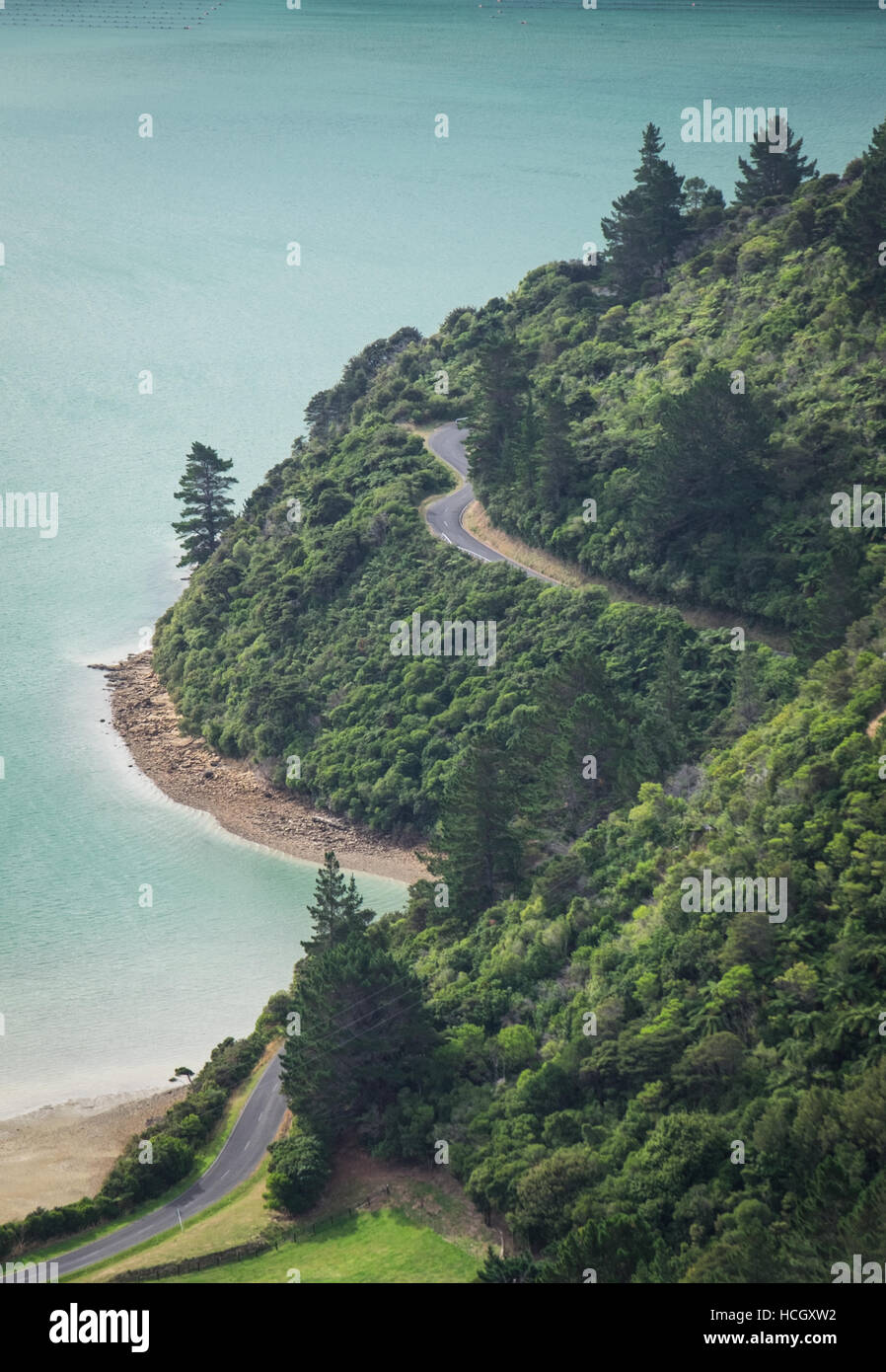 Marlborough Sounds, Nuova Zelanda Foto Stock