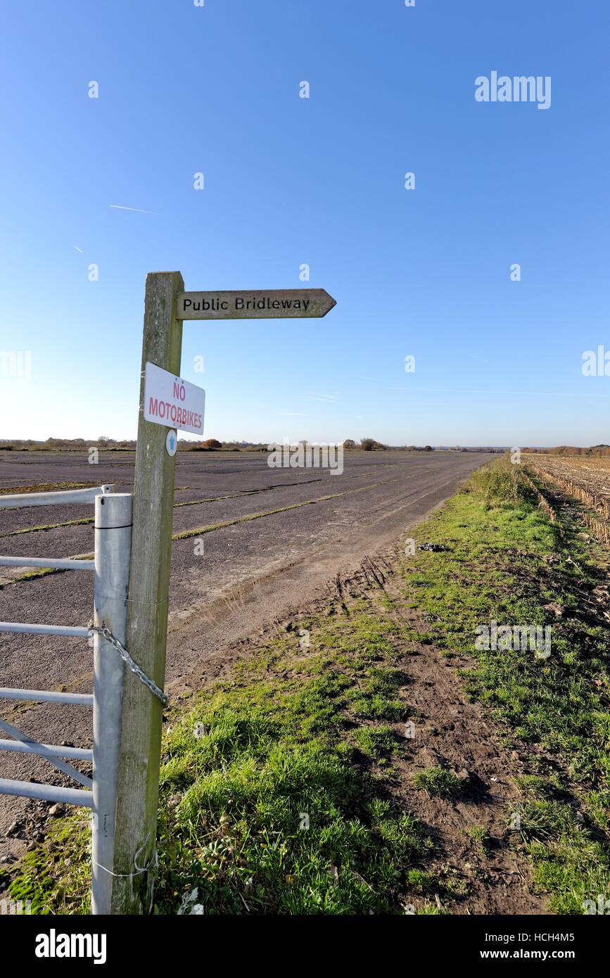 Abbandonato Wisley airfield Surrey UK Foto Stock