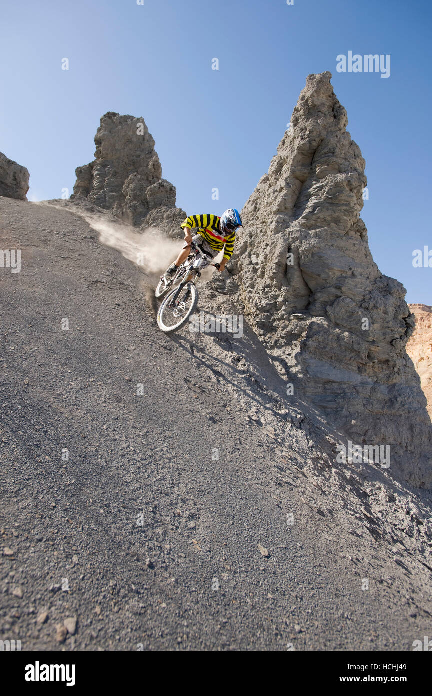 Cam Zink freestyle mountain bike per NWD 10 in Green River, Utah. Foto Stock