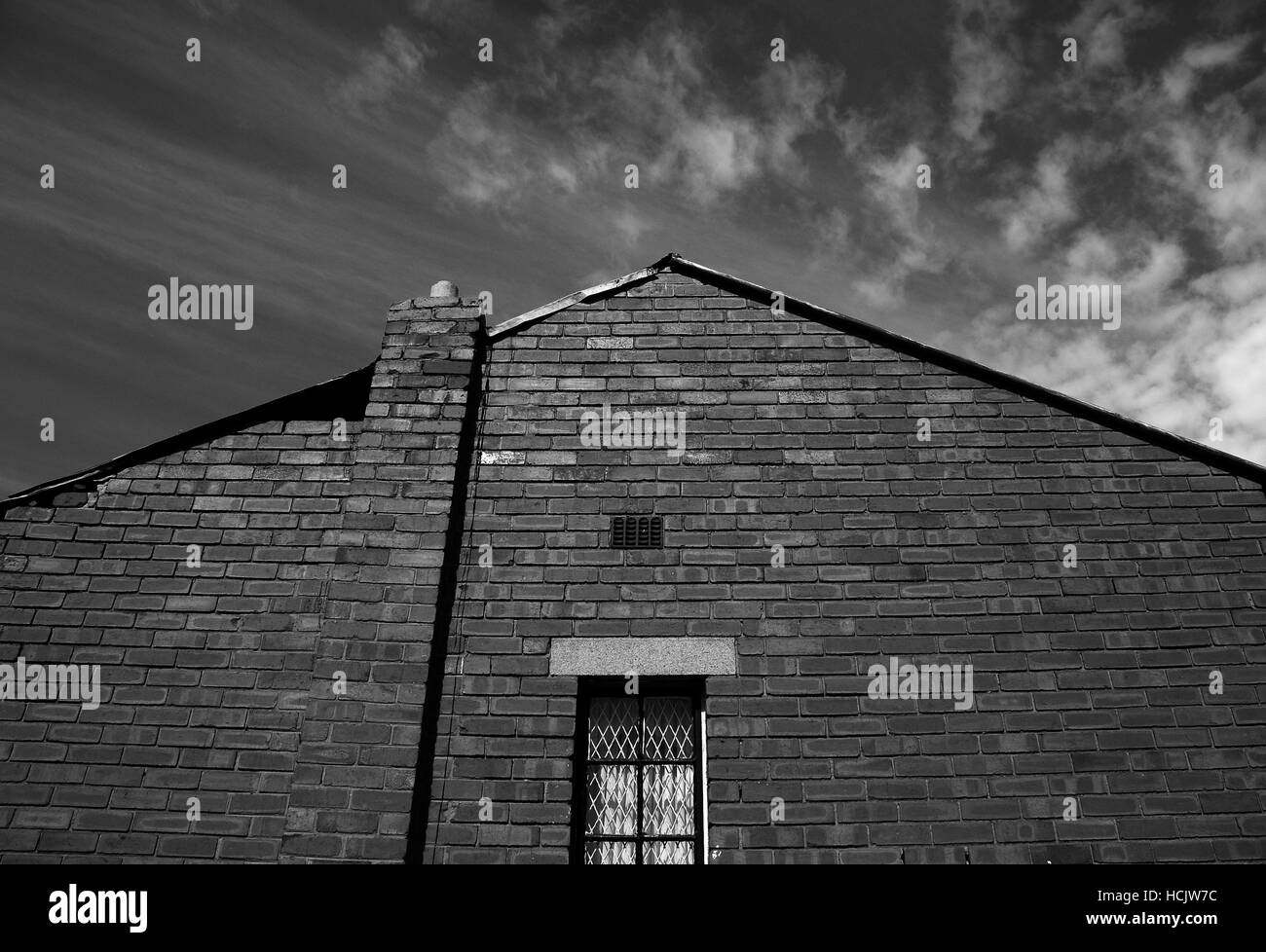 Soweto house, a Johannesburg, in Sud Africa. Foto Stock