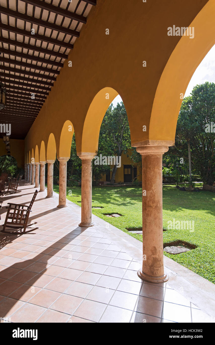 Hacienda Misné, Yucatán; Messico Foto Stock