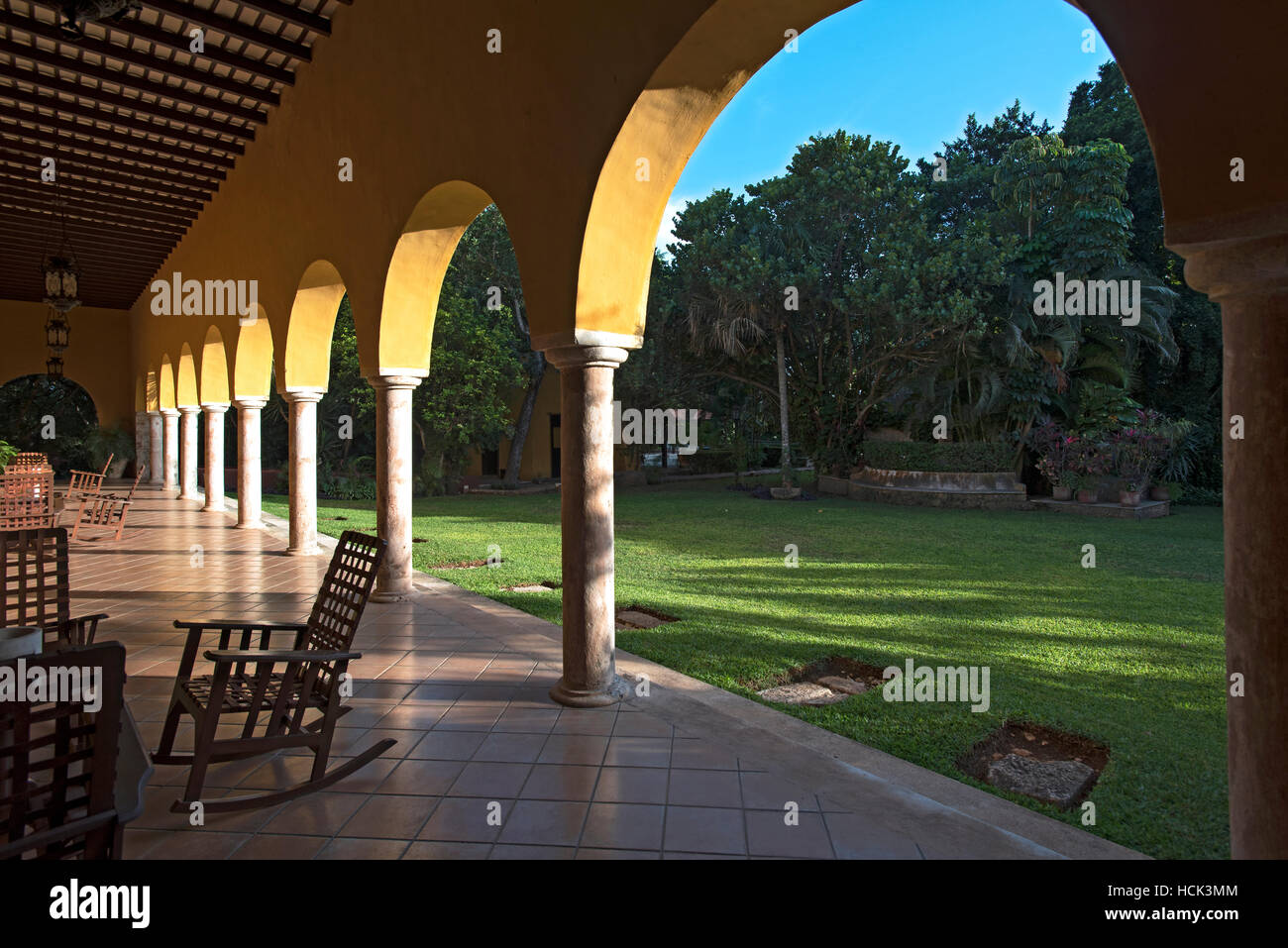 Hacienda Misné, Yucatán; Messico Foto Stock