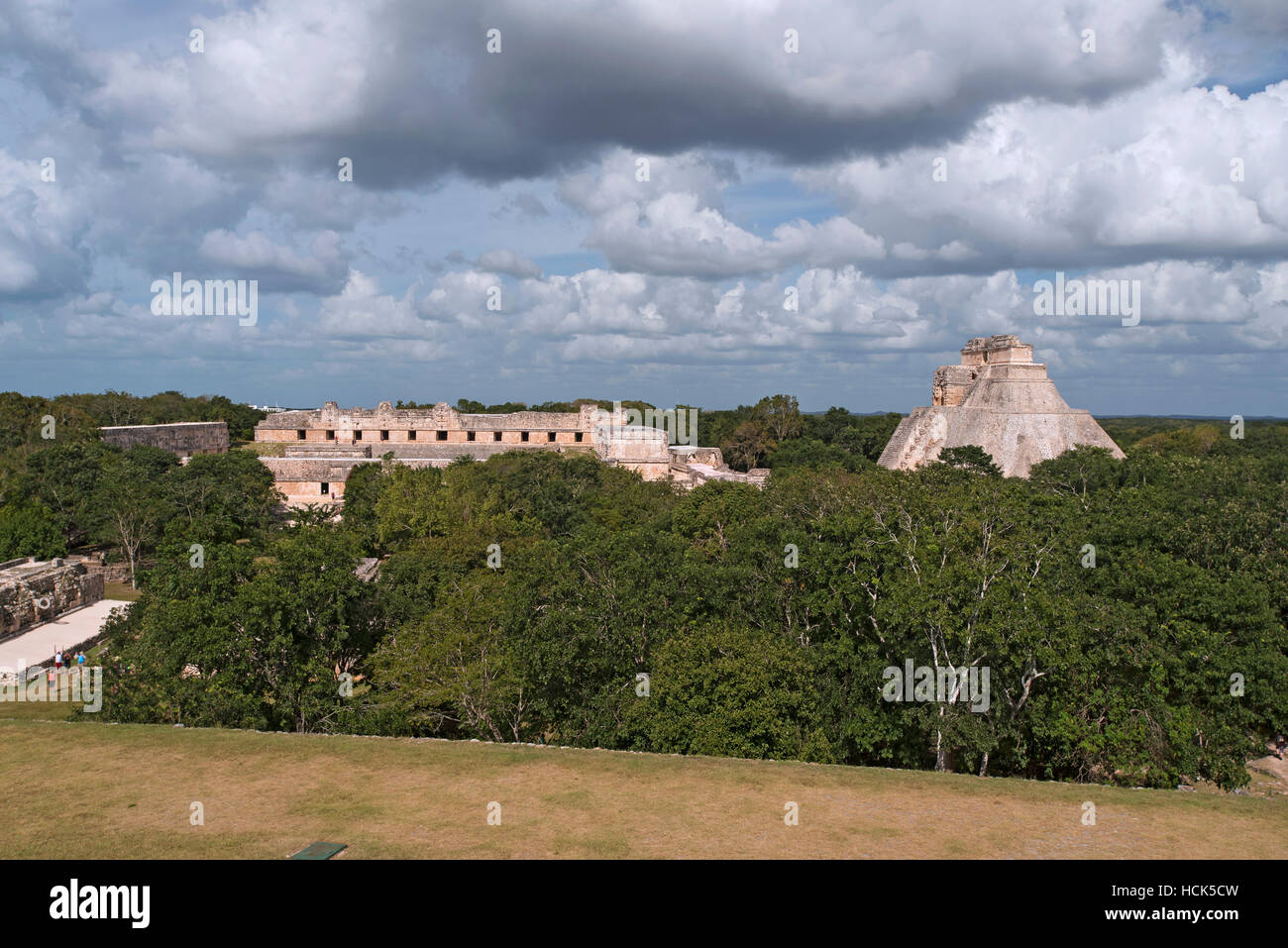 Uxmal; Yucatán, Messico Foto Stock