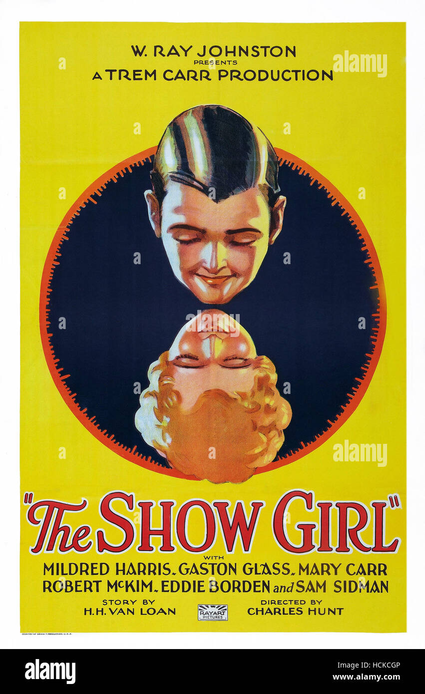 La show girl, noi locandina, 1927 Foto Stock