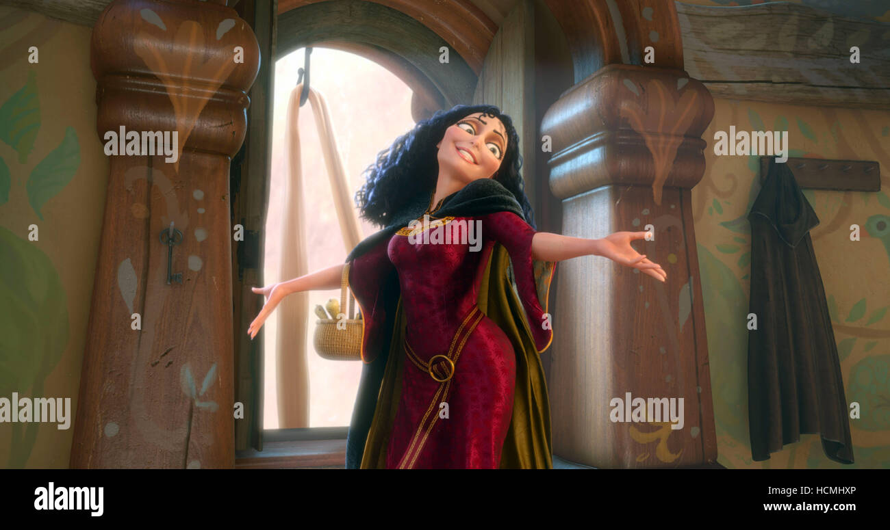 Aggrovigliato, Madre Gothel (voice: Donna Murphy), 2010. ©Walt Disney Studios Motion Pictures/cortesia Everett Collection Foto Stock