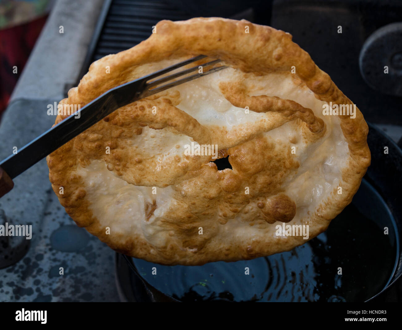 Navajo di pane fritto. Foto Stock