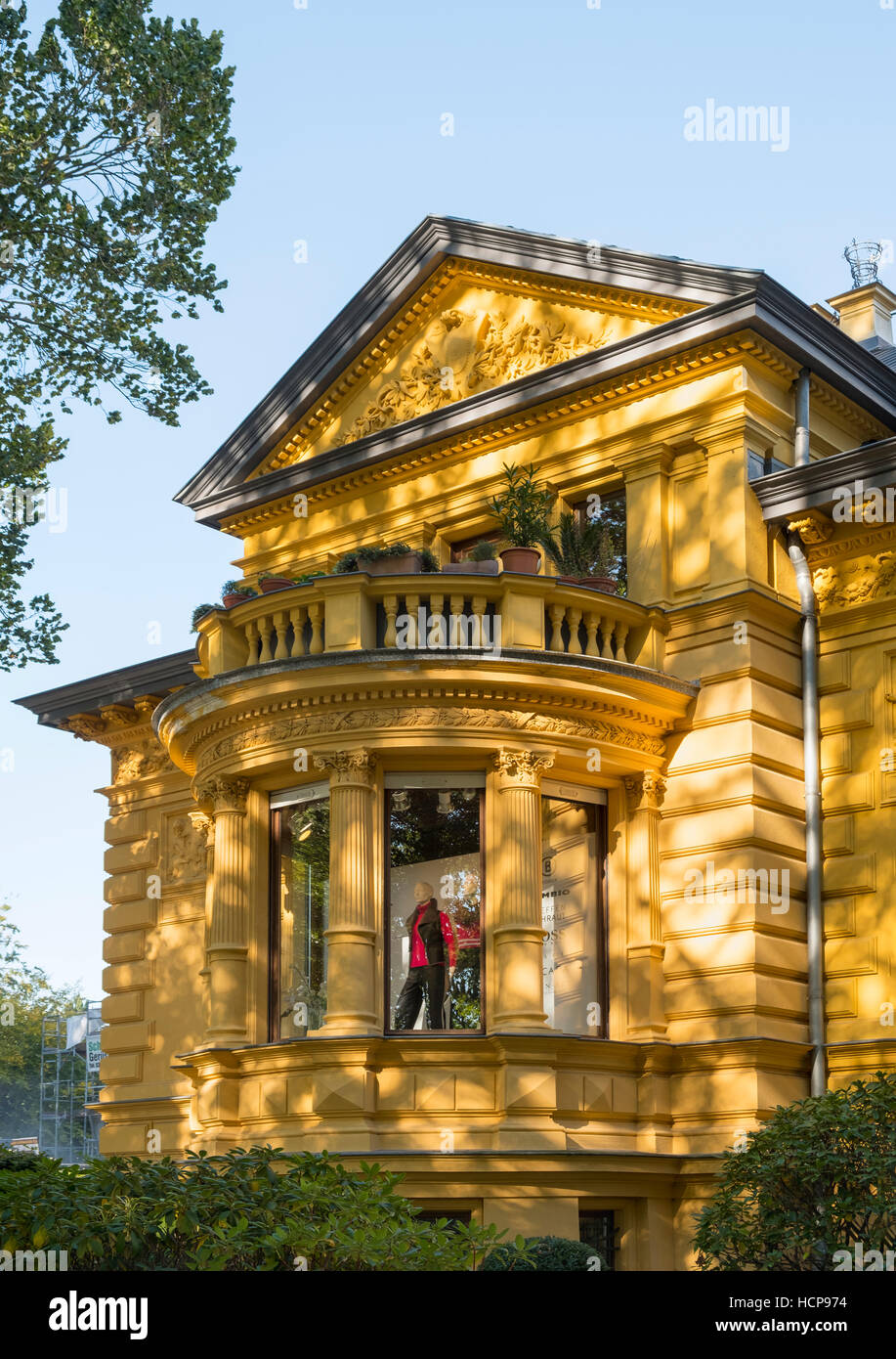 Villa Oechsler, Heringsdorf, bagni imperiali, Usedom, Meclemburgo-Pomerania, Germania Foto Stock