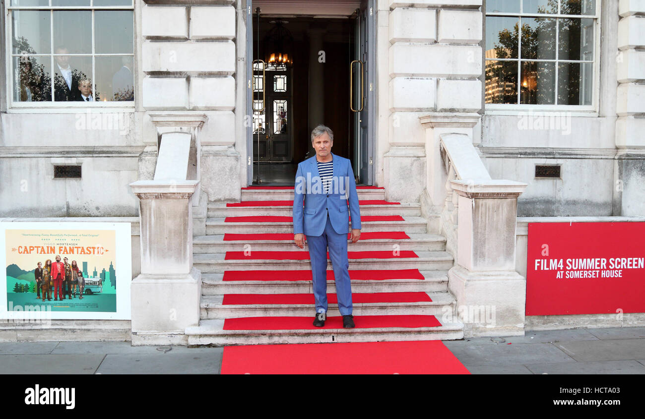 Film4 Estate Schermo: Capitano fantastico - gala di chiusura e UK Premiere a Somerset House, Londra dotata: Viggo Mortensen dove: Londra, Regno Unito quando: 17 Ago 2016 Foto Stock