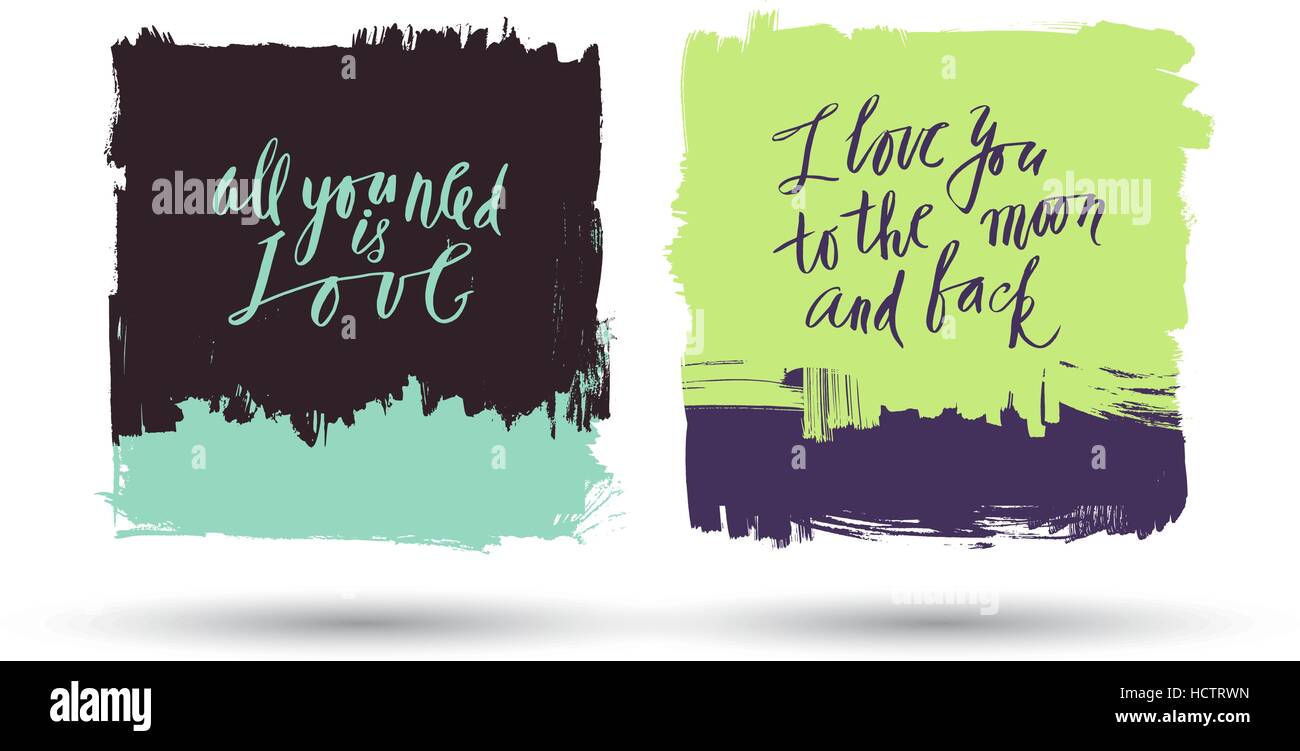 Spazzola di grunge banner con scritte Illustrazione Vettoriale