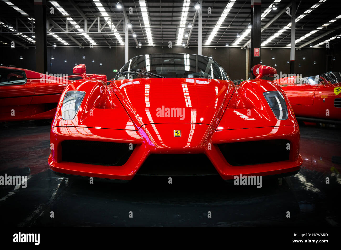 Una Ferrari Enzo a Gosford Motor Museum nel NSW Central Coast, Australia Foto Stock