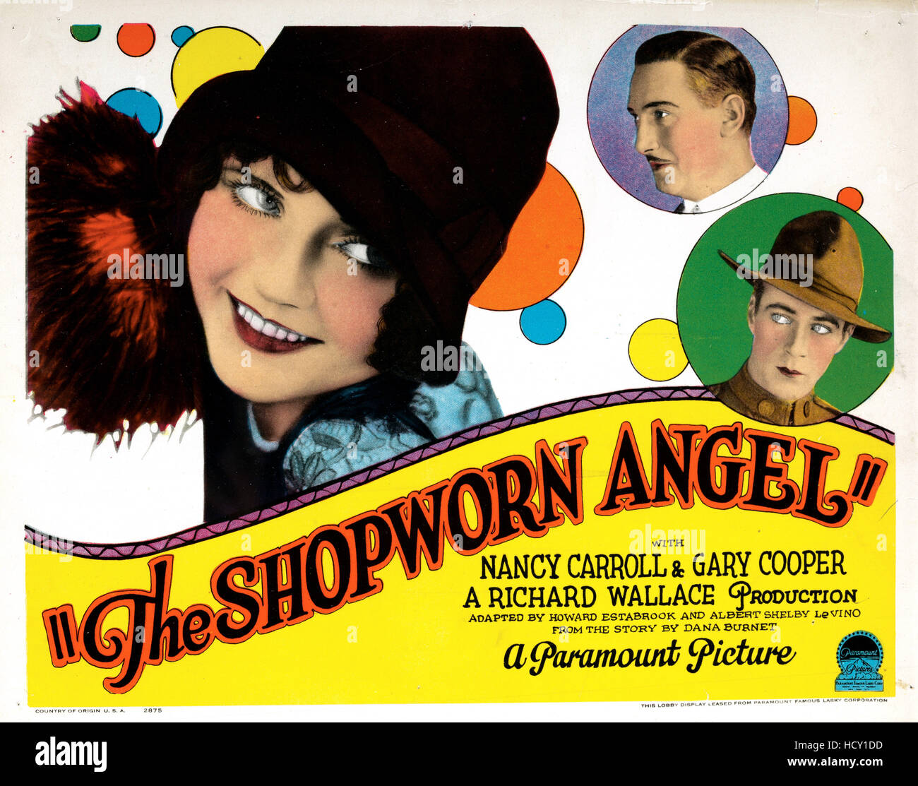 Il SHOPWORN ANGEL, Nancy Carroll, Paul Lukas, Gary Cooper, 1928 Foto Stock
