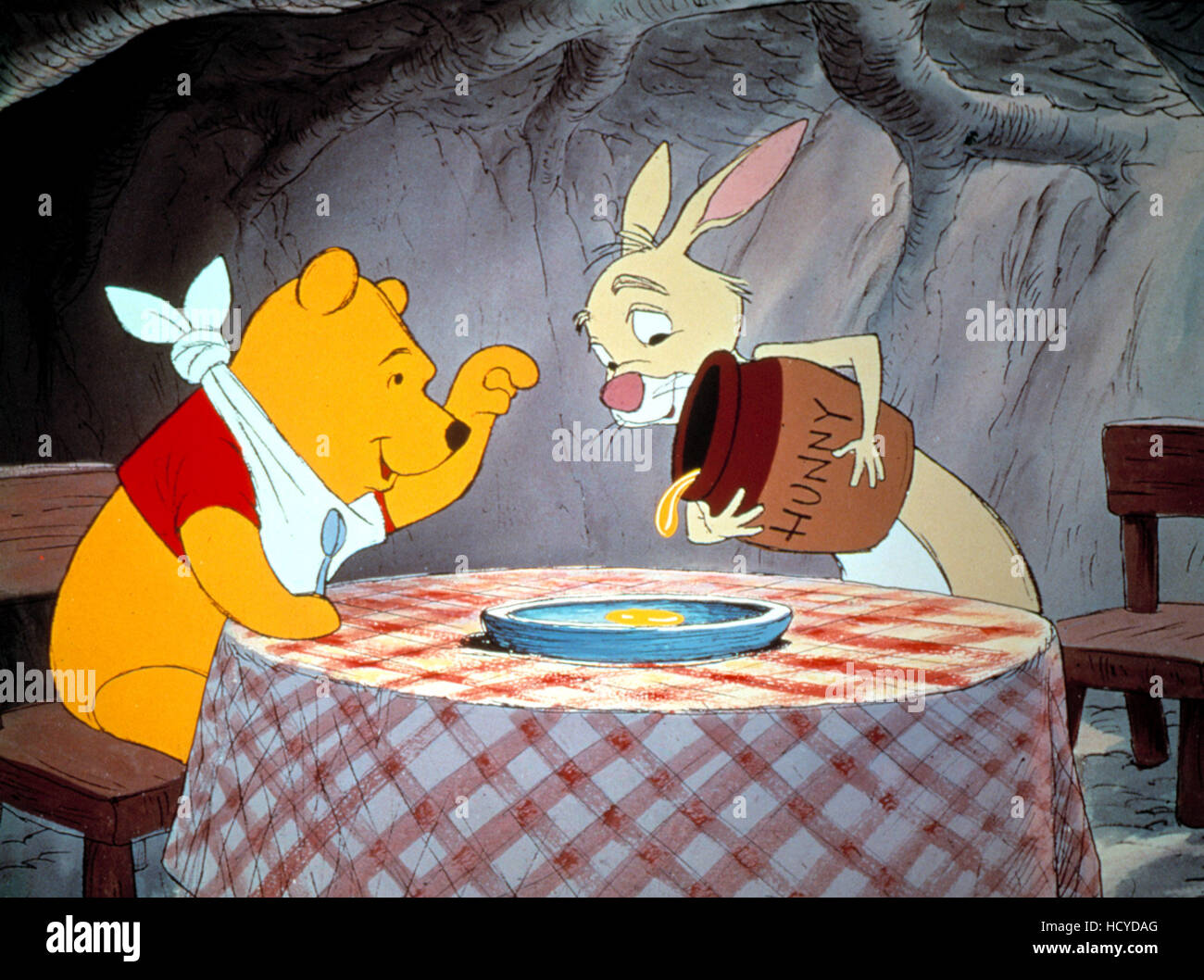 WINNIE THE POOH e la struttura ad albero di miele di Winnie the Pooh, Rbbit, 1966 Foto Stock