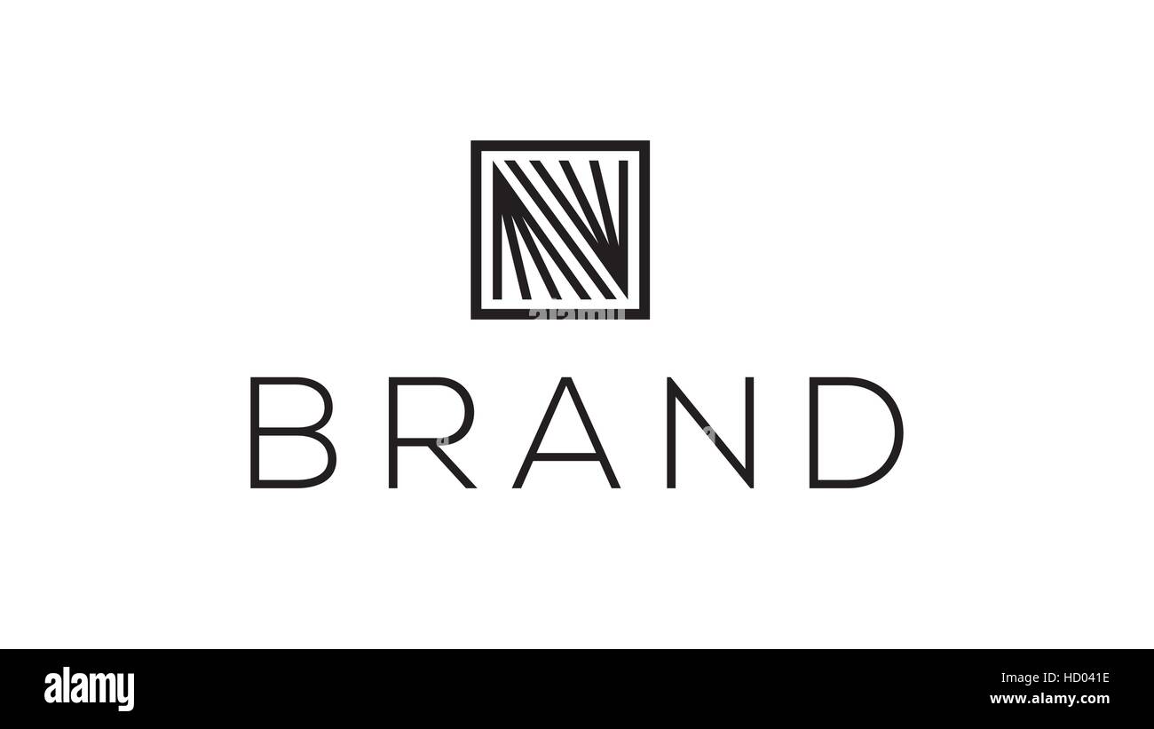 Cura dei capelli - il logo del vettore del modello di progettazione Illustrazione Vettoriale