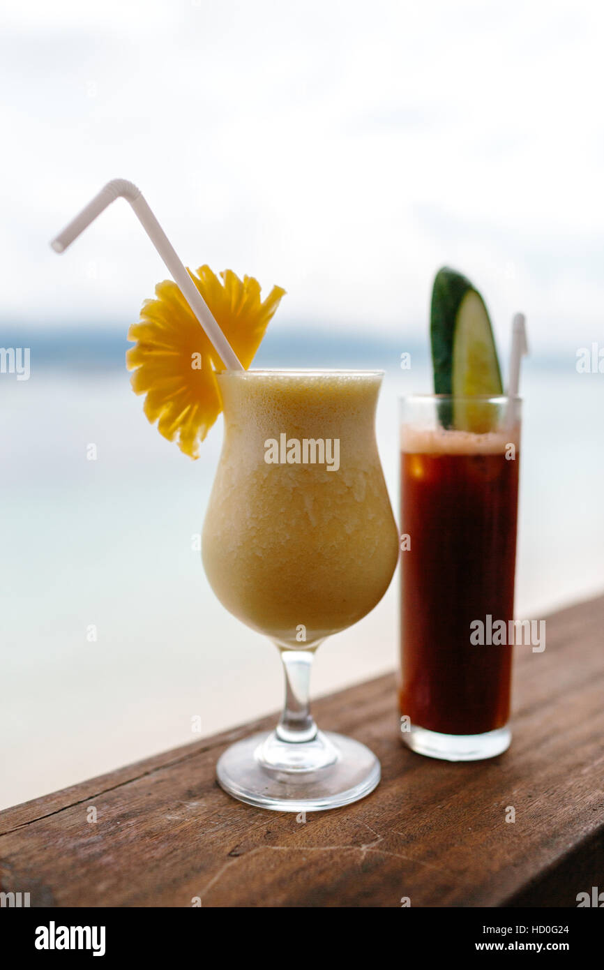 La Pina Colada & Bloody Mary Foto Stock