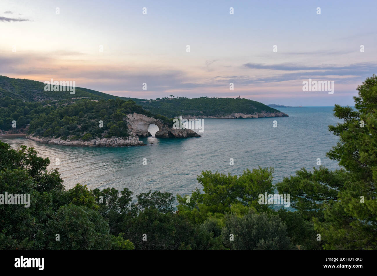 Arco di San Felice - Vieste Foto Stock