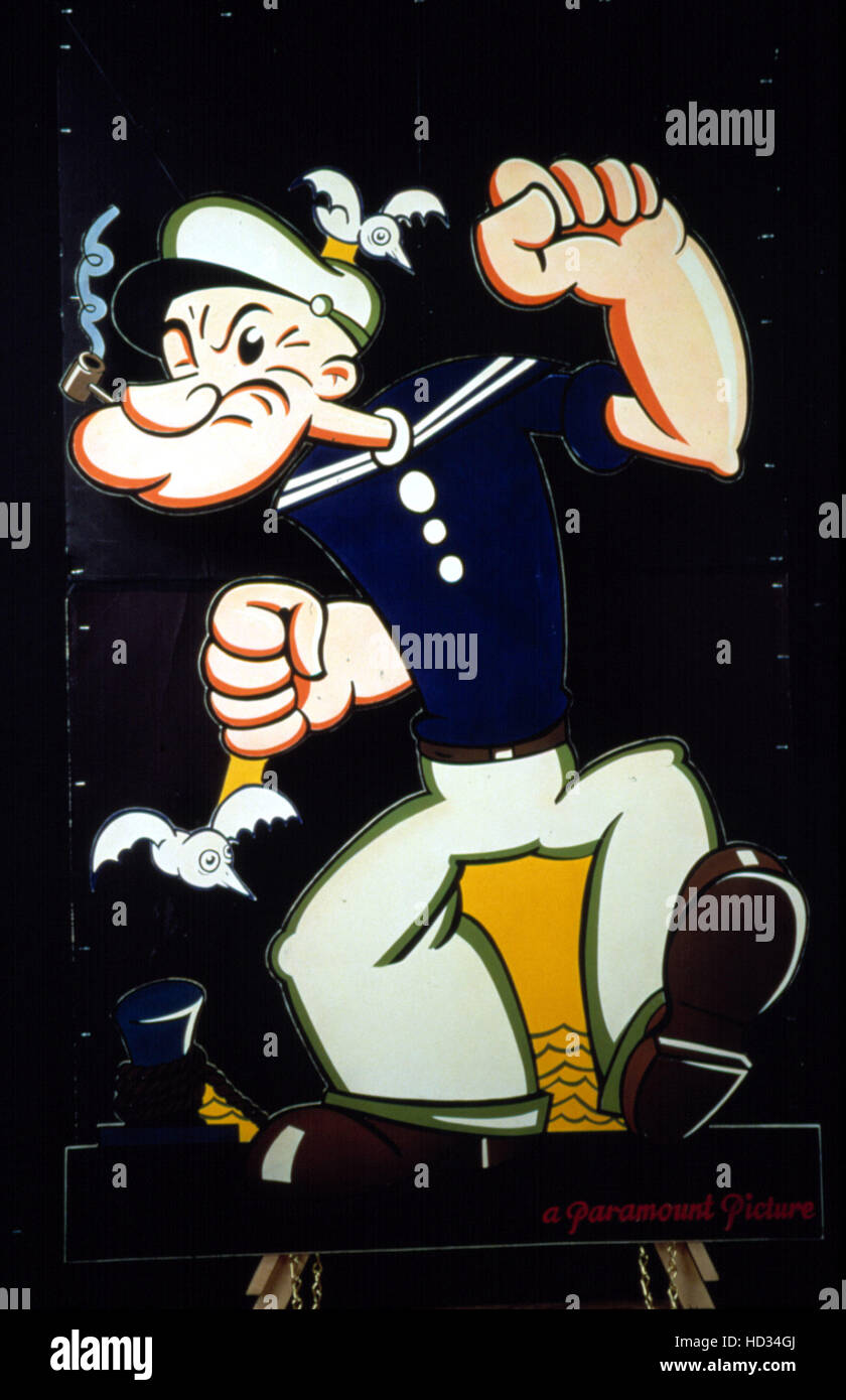 Popeye il marinaio uomo Foto Stock