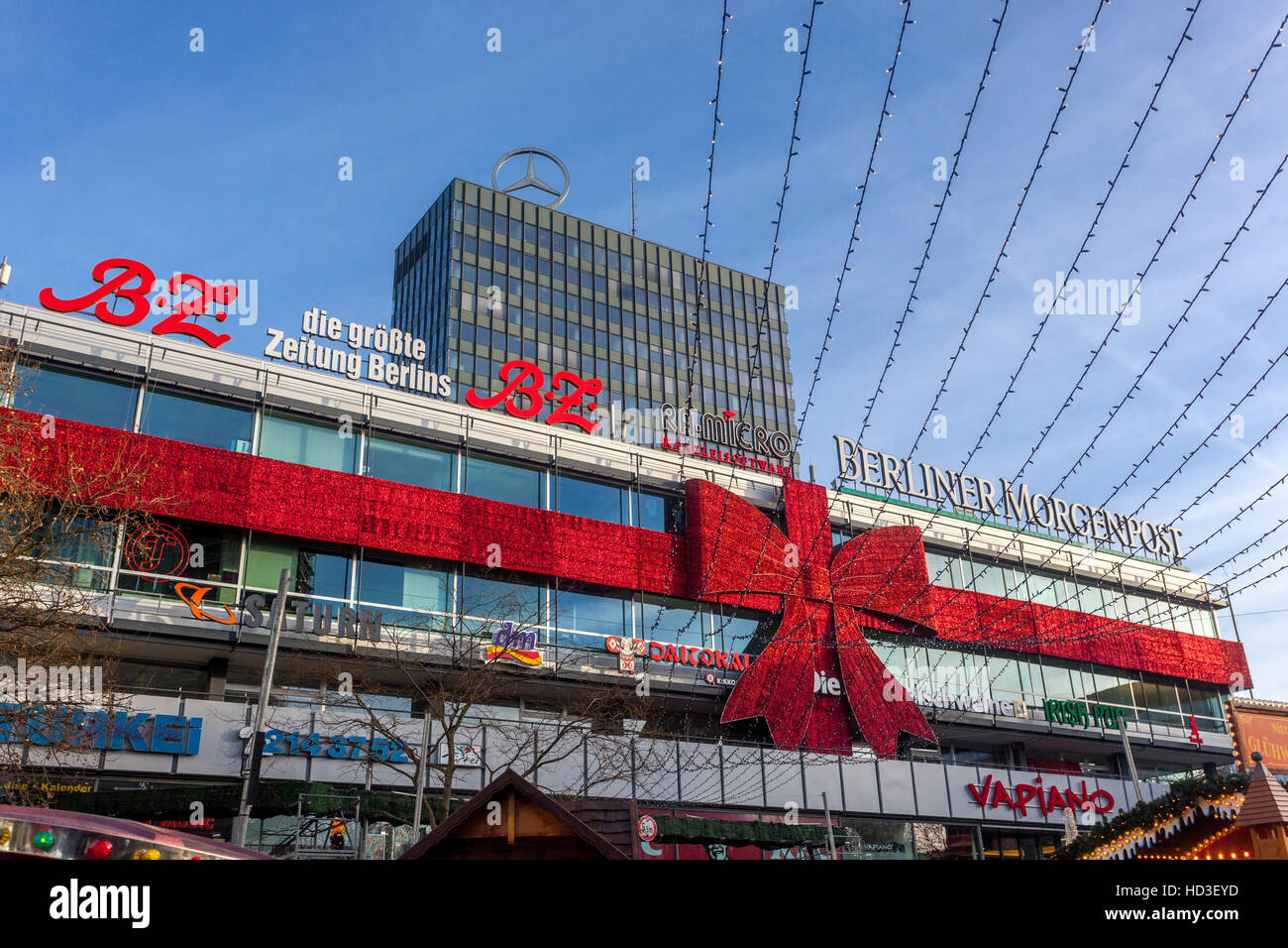 Kurfurstendamm, Centro europeo di Breitscheidplatz, Berlino, Germania Foto Stock