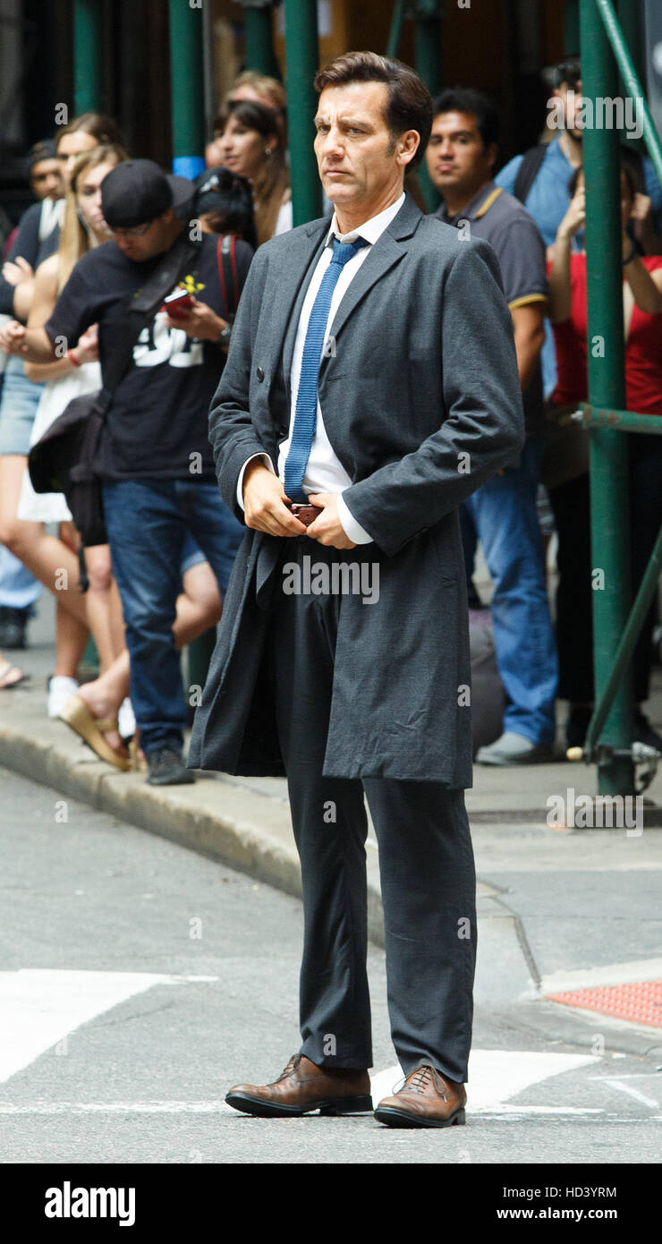 Riprese di "anon" in New York, Stati Uniti con: Clive Owen dove: New York, Stati Uniti quando: 03 Set 2016 Foto Stock Riprese di "anon" in New York, Stati Uniti con: Clive Owen dove: New York, Stati Uniti quando: 03 Set 2016 Foto Stock