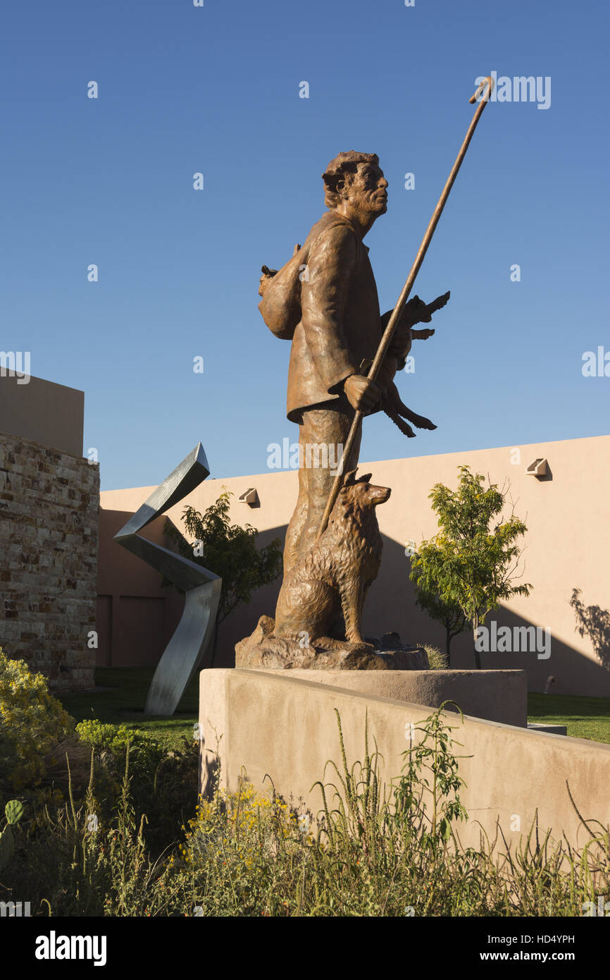 New Mexico di Albuquerque, Albuquerque Museo di arte e storia, scultura Foto Stock
