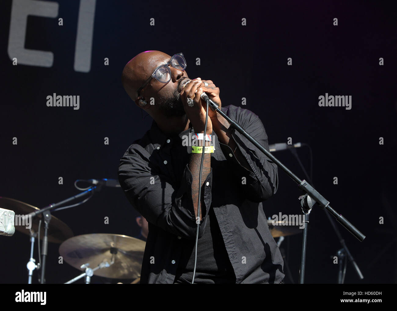 Immagini dal giorno 3 di Bestival 2016 Robin Hill Country Park sull'Isola di Wight, domenica 11 settembre 2016 dotate di: ghostpoet dove: Isle Of Wight, Regno Unito quando: 11 Set 2016 Foto Stock