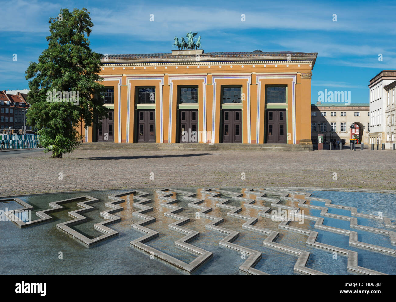 Museo Thorvaldsen, Copenhagen, Danimarca Foto Stock