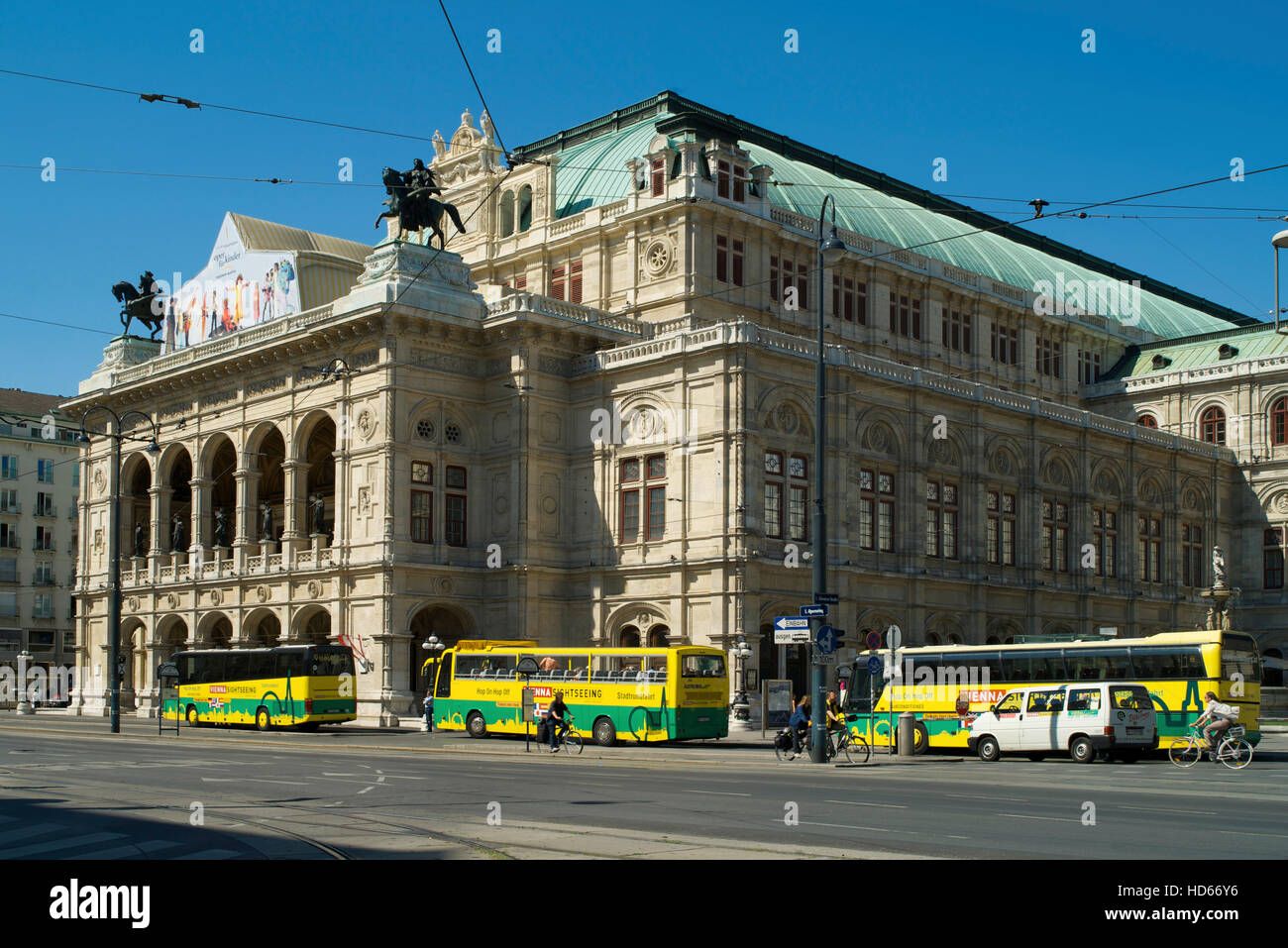 Vienna Opera House, Austria, Vienna, Europa Foto Stock