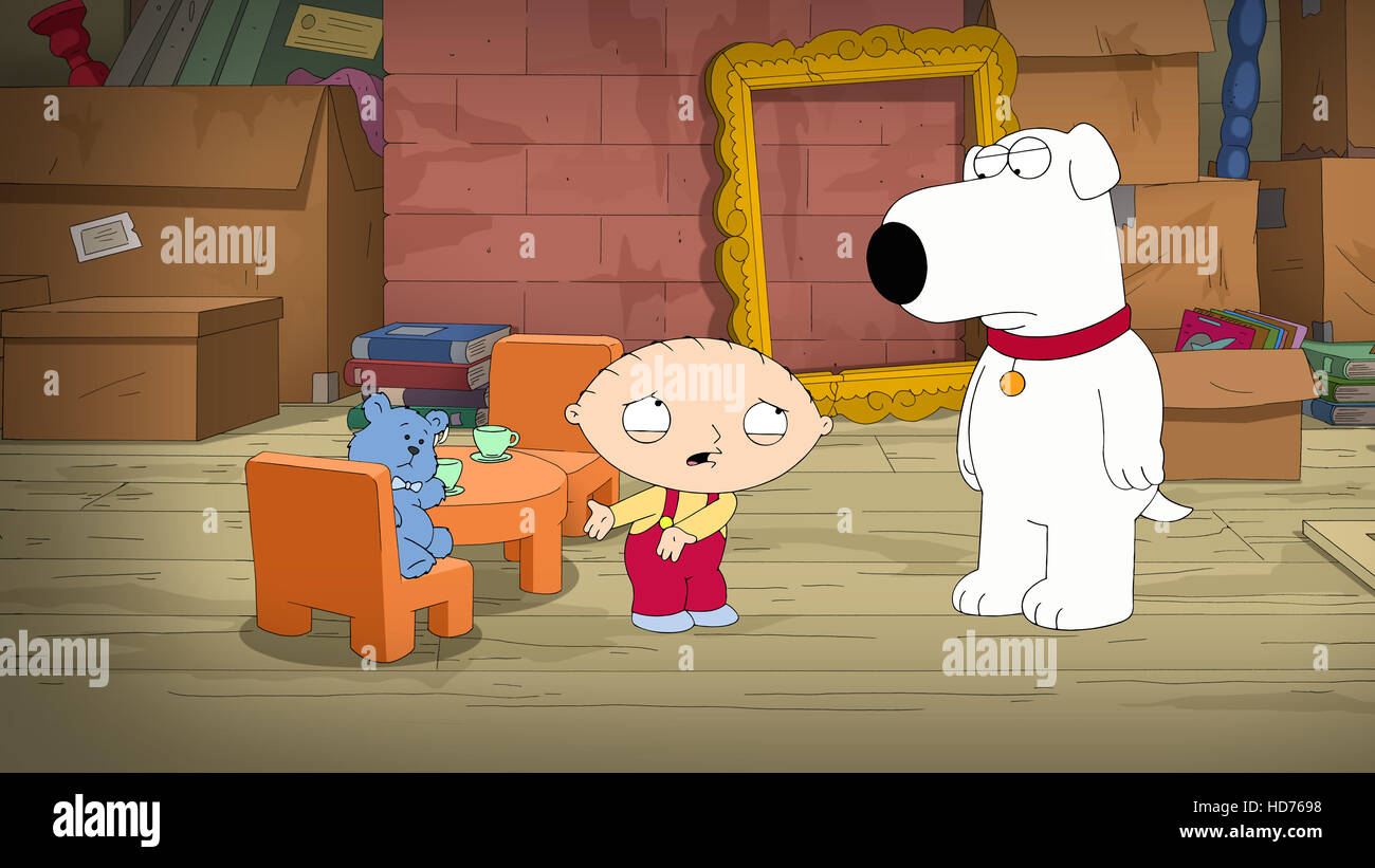 FAMILY GUY, l-r: Stewie Griffin, Brian Griffin (voice: Seth MacFarlane) in 'Pantano Pantano dell' (stagione 12, episodio 3, in onda Foto Stock