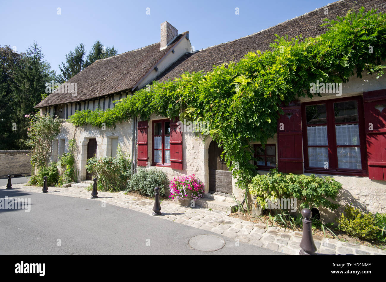 Cottage a Provins Foto Stock