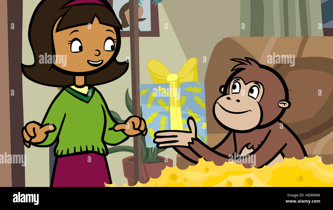 WORDGIRL, Wordgirl (aka Becky Botsford), capitano Huggy faccia, 2007-. © PBS Kids / cortesia: Everett Collection Foto Stock