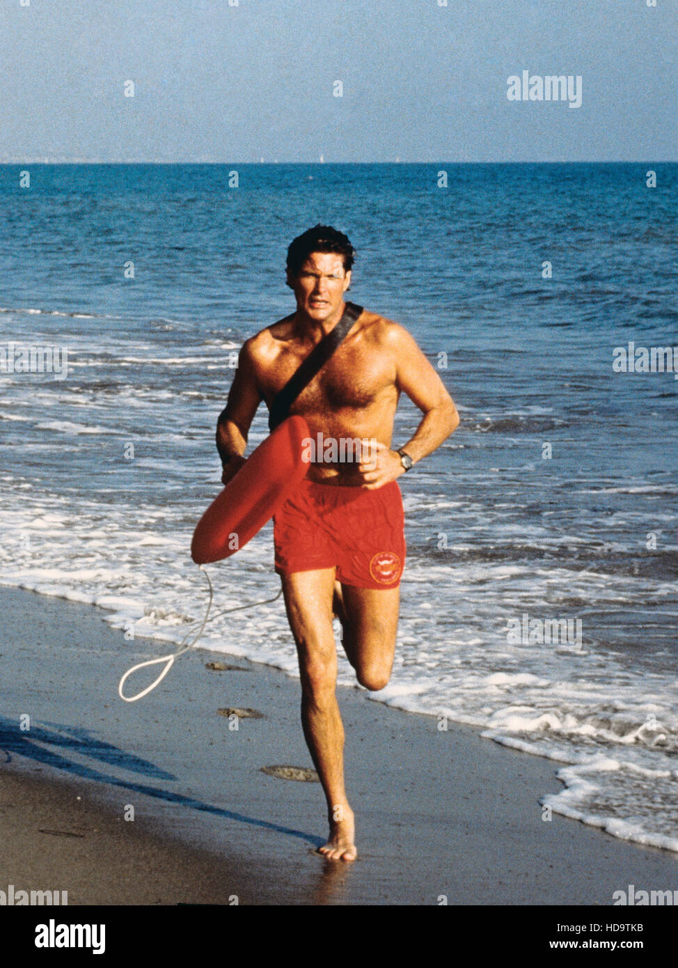 BAYWATCH, David Hasselhoff, 1989-2001. © Televisione All-American / cortesia: Everett Collection Foto Stock