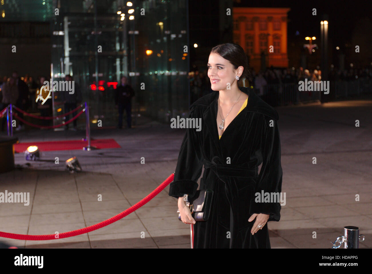 Wroclaw, Polonia. Decimo Dec, 2016. European Film Awards 2016 a Wroclaw in Polonia. Attrice spagnola Adriana Ugarte arriva la cerimonia venue - Forum Narodowe Muzyki (NFM). Credito: Borys Szefczyk/Alamy Live News Foto Stock