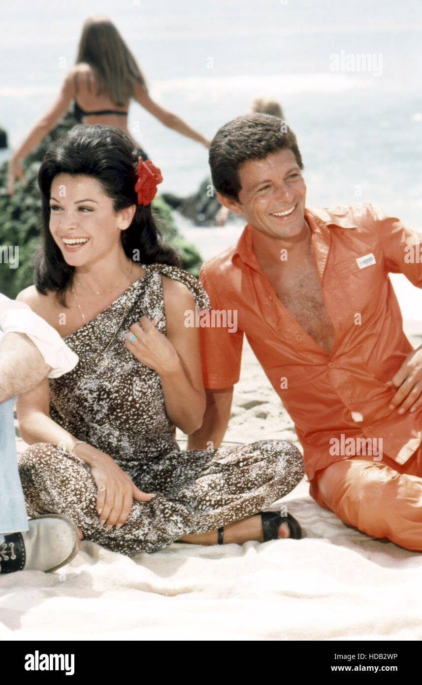 Buoni vecchi giorni (da sinistra): Annette Funicello, Frankie Avalon, 1977. Foto Stock